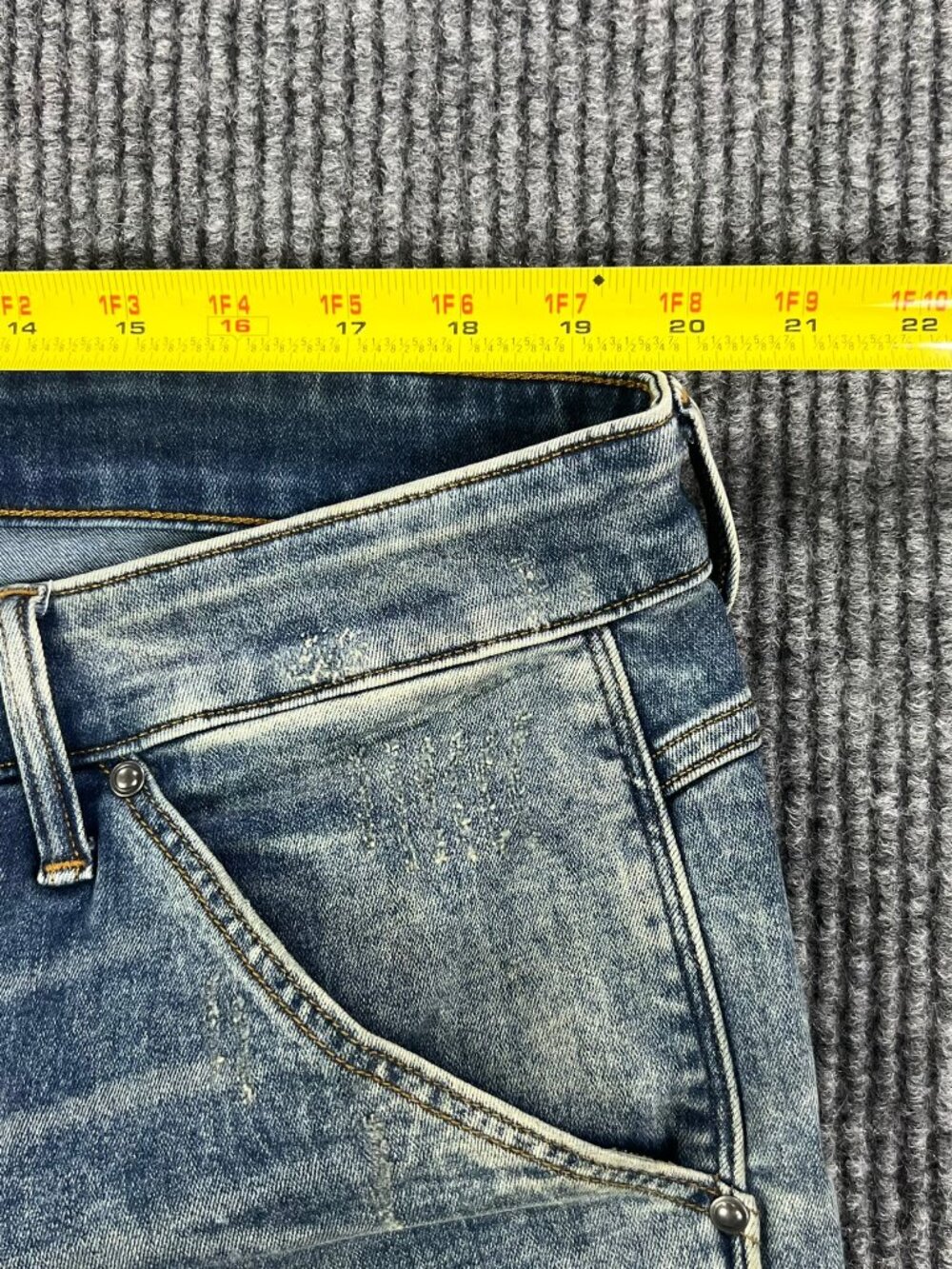 G Star Raw 5620 3D Skinny Zip Knee Jeans Mens 40x32 Denim - Picture 6 of 15